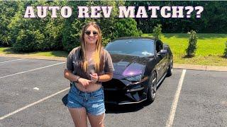 Turning AUTO rev match OFF (2019+ Mustang GT)