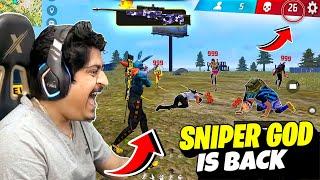 Awm King Sniping 26 Kills Free Fire is Back | Gyan Gaming