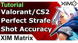 XIM Matrix - Perfect Counter Strafe Shot Accuracy Setup For Valorant, CS2 and Co. - Strafe Shooting