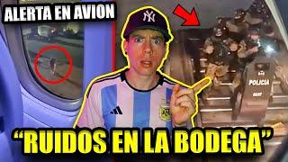 PÁNICO en VUELO ARGENTINO  REGRESÓ un AVIÓN porque había RUIDOS EXTRAÑOS en la BODEGA