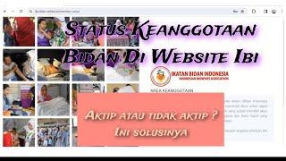 Cara mengetahui status keanggotaan IBI  ONLINE