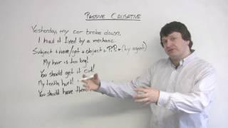 English Grammar - Passive Causative