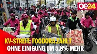KV-Streit: Foodora zahlt ohne Einigung um 5,8% mehr