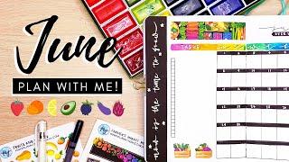 PLAN WITH ME! || June 2020 Bullet Journal Setup!