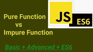 Pure Function vs Impure Function | #48 | JavaScript Hindi