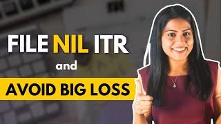 Nil ITR filing online 2024-25 | how to file zero itr online