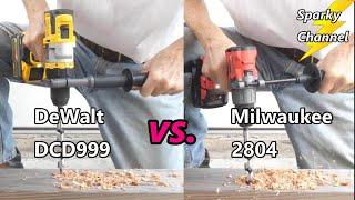 DeWalt DCD999 vs Milwaukee 2804 Hammer Drill Drivers: You Decide Who Won!