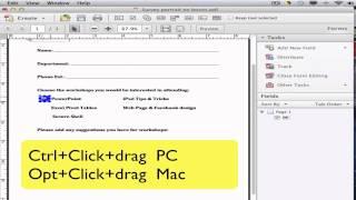 Adding Check Boxes in Adobe Acrobat Pro