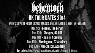 BEHEMOTH - Dec 2014 UK Tour ID (OFFICIAL ID)