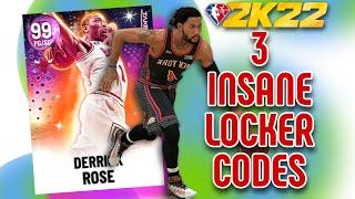 3 INSANE LOCKER CODES TODAY IN NBA 2K22