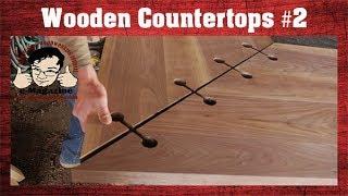 Make your own wooden counter tops PART #2: Cutting BIG miters!