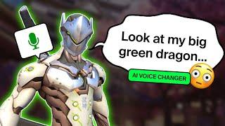 Trolling my Overwatch 2 team with this INSANE AI voice changer!