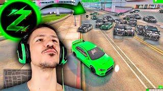 NEM COM VARIOS POLICIAL PEGARAM O ZUMANS NA FUGA NO GTA MTA ! #gta #games #gameplay