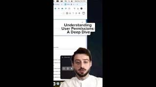 New Permission Summary Section of Users!