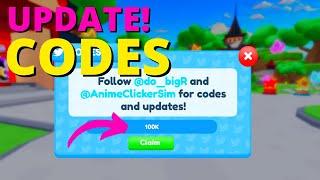 *NEW* UPDATE! CODES* [NEW WORLD!] Anime Clickers Simulator ROBLOX