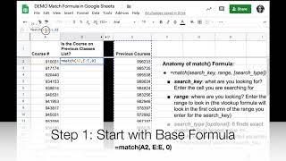 Google Sheets: Match() with Arrayformula