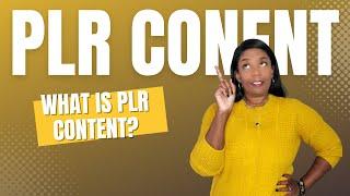 What is PLR Content?