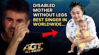 SIMON SHOCKED: DISABLED MOTHER WITH BABY Singing Auditions in AGT History Everr | AGT 2025