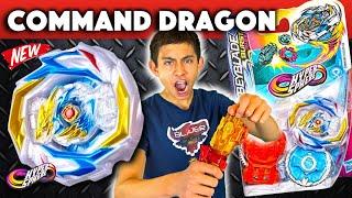 Beyblade : Command Dragon Battle & Review!  Beyblade Burst Surge / Turbo / Episode