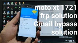 Moto xt1721 frp bypass solution gmail lock solution