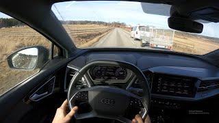 2023 Audi Q4 45 e-tron quattro 265hp || 4K TEST DRIVE POV