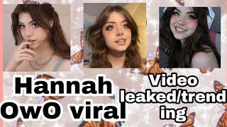 HANNAH UWU | HANNAH UWU TWITTER VIRAL VIDEO