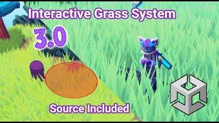 Unity | I made an even better Interactive Grass Shader + Tool