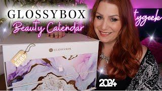 GLOSSYBOX 2024 BEAUTY ADVENT CALENDAR *FULL* UNBOXING | With £10 Off Code