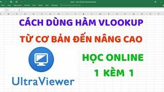 Cách dùng hàm Vlookup trong Excel từ cơ bản đến nâng cao | Học Excel online 1 kèm 1