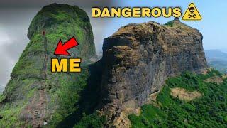 Harihar Fort | World's Most Dangerous TREK In Nashik | Fearless Nomadiker