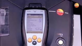 Testo 350 Industrial Emissions Analyser - Starting the Measuring Instrument