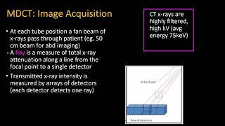 Basics of CT Physics