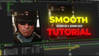 Smooth Zoom In OR Zoom Out || After Effect Tutorial