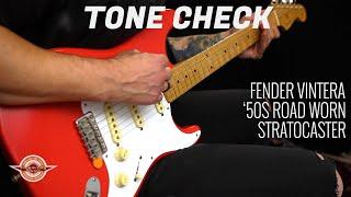 TONE CHECK: Fender Vintera Roadworn 50s Stratocaster | No Talking