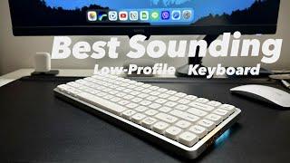 Best Sounding Low-Profile Keyboard I've Used! Lofree Flow
