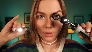 ASMR There is Something In Your Eye!  Doctor Lizi Takes Care of it.  Soft Spoken Eye Exam RP