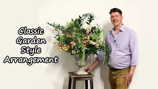 How To Make A Garden Style Urn Arrangement Using Floral Pillow