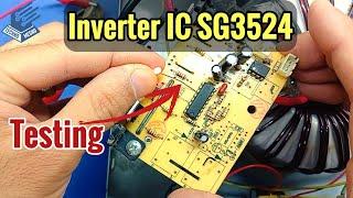 فحص ايسى انفرتر  SG3524 | SG3524 inverter IC test