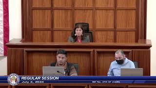 37th Guam Legislature Regular Session - July 2, 2024 PM