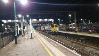 Rush Hour Trains at: Leighton Buzzard, WCML, 04/11/24