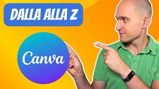 Canva tutorial italiano 2024 completo: grafiche, video, documenti, IA…