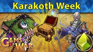 Gems of War: Event Objectives | 16-17 Star Karakoth and 100 Task Achievement