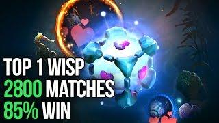 Top 1 IO Player Dotabuff - 2800 Matches - 85% Win - Wisp Arcana Dota 2