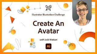 Create A Custom Avatar | Illustrator Illustration Challenge