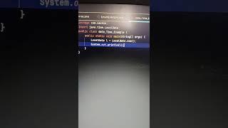 Code to find current date in java#trending #codecoding #shorts #short
