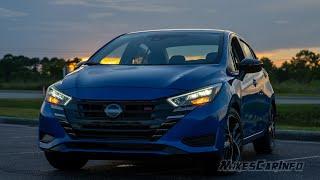 AT NIGHT: 2023 Nissan Versa SR Lighting Features #NissanVersa #NightDrive #carlights