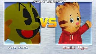 M.U.G.E.N BATTLES | Pac-Man vs Daniel Tiger