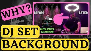 Why I Changed DJ SET BACKGROUND| Problems with Green screen DJ SET BACKGROUND| Green screen problems