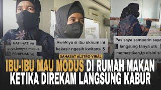 IBU-IBU MODUS Mengaku Dari Lingkungan Kesehatan Minta Uang 350 Ribu, Ketika Direkam Langsung Kabur.