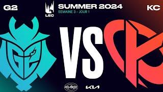 G2 vs KCORP, quel MASSACRE... | LEC Summer 2024